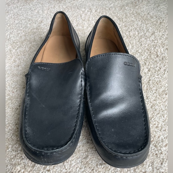 GEOX drivers genuine leather “New Fast Boy” slip-on dress shoes EUC - Picture 4 of 7